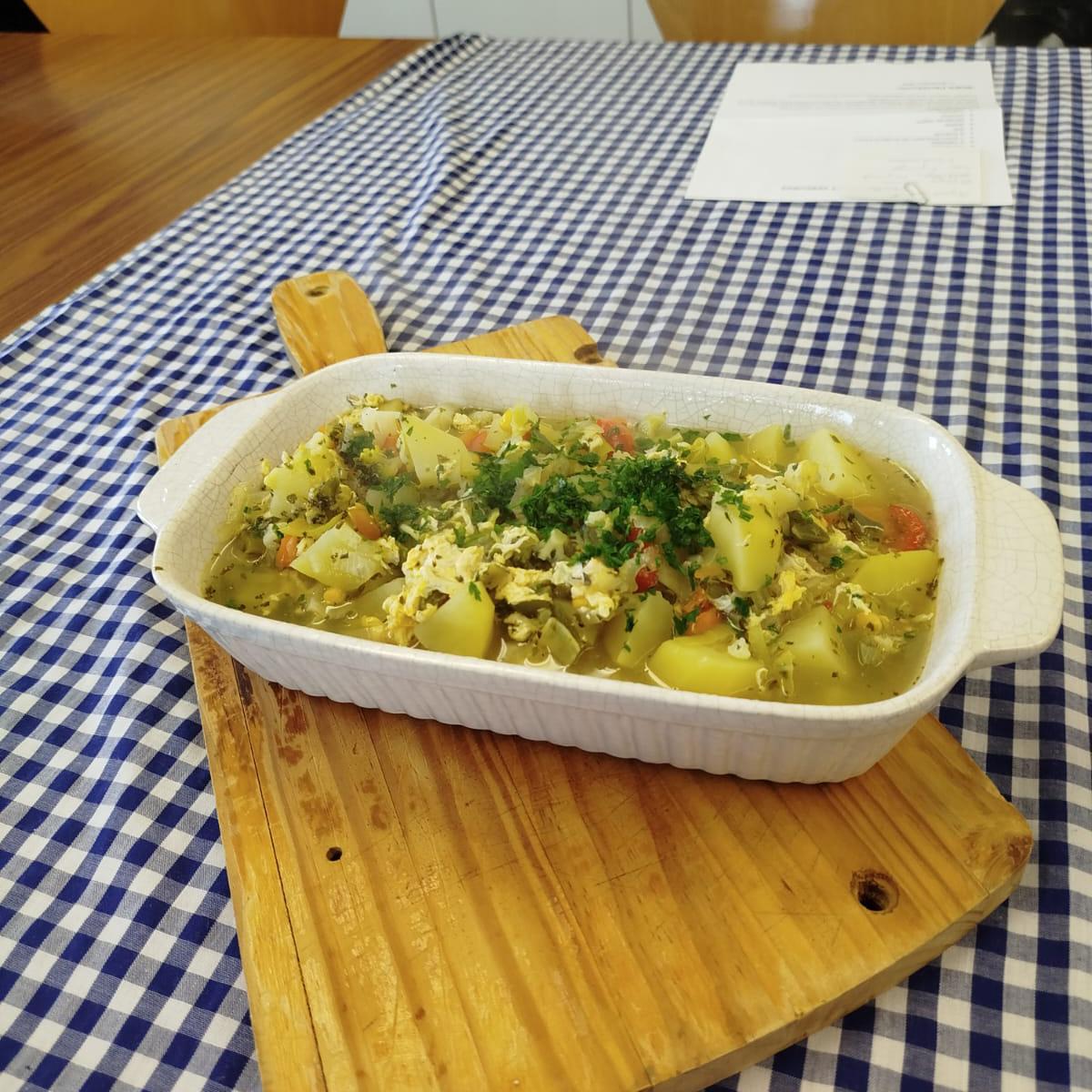 Sabors del món, les receptes de LA Vinya: Sopa de papas amb verdures