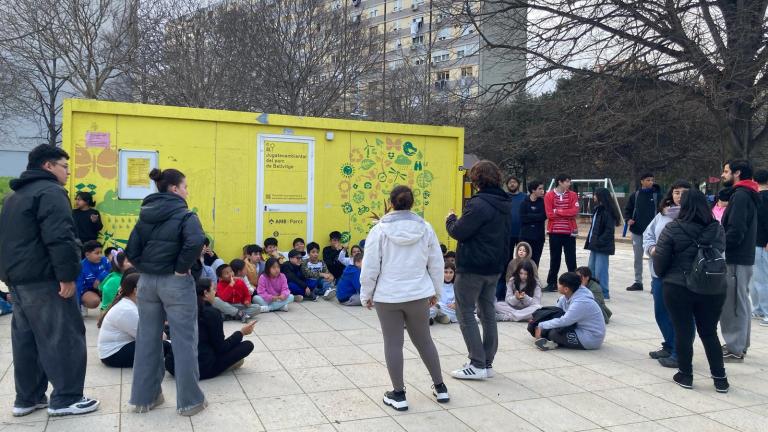 amb altres en xarxa: infants i monitores de les tres entitats hem passat una tarda molt especial