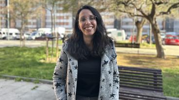 Arantxa, voluntària d'ajuda fraterna