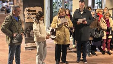 Acte commemoratiu Dia Mundial de les Persones Sense Llar 2025