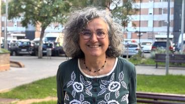 MAria José Brito, voluntària de l'Espai Obert a la Fundació La Vinya